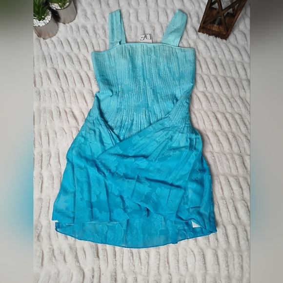 Diane Von Furstenberg Blue Ombre Dress - Picture 3 of 12
